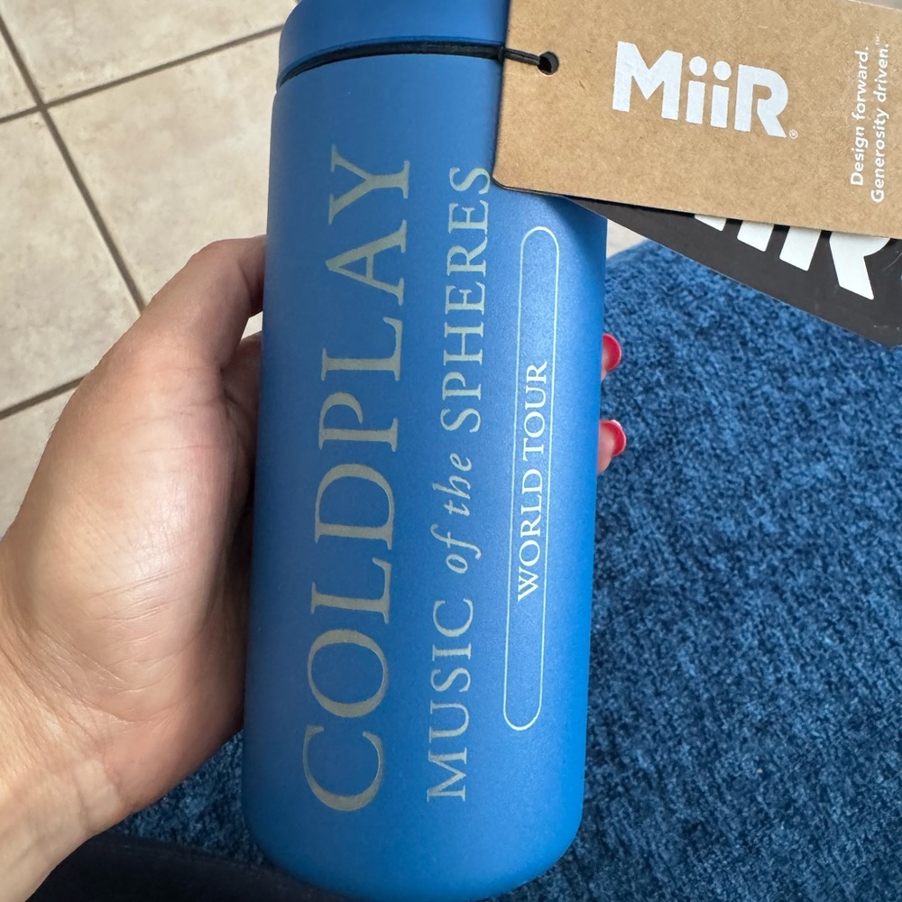 Coldplay Blue Miir Travel Mug